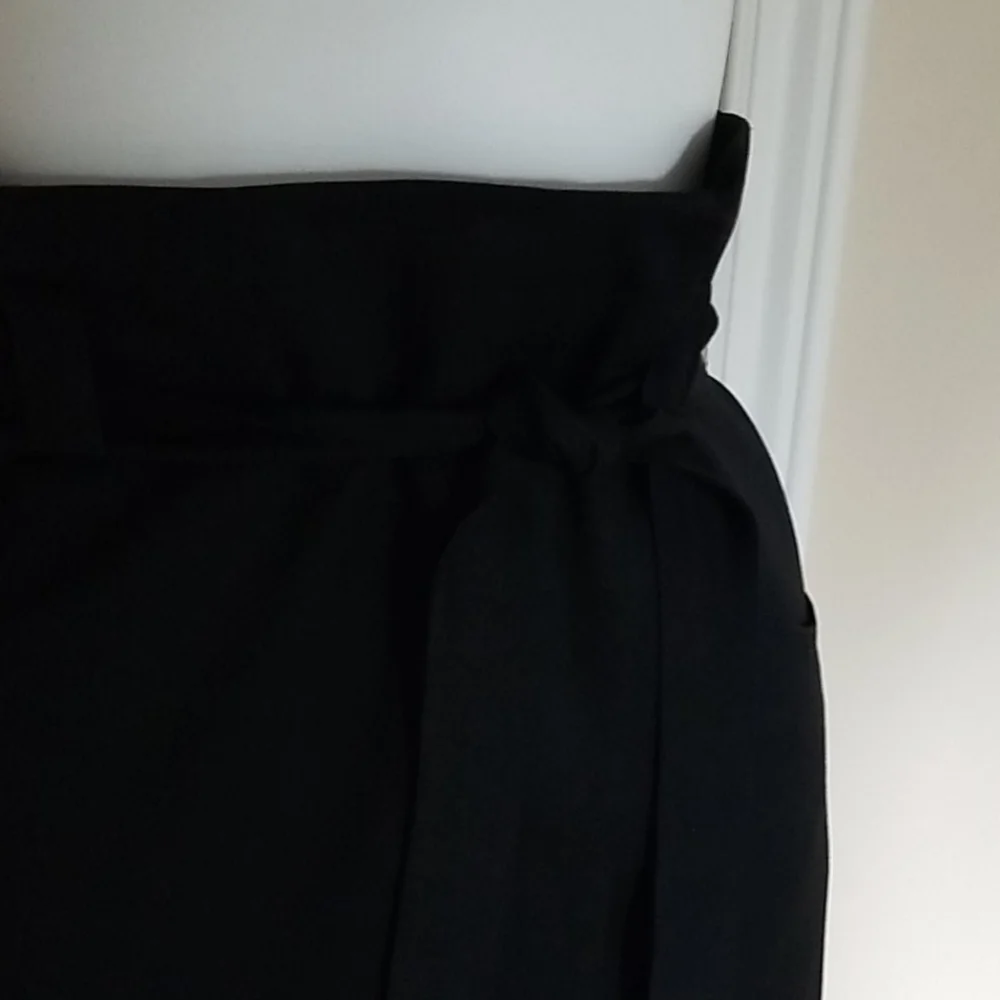 Vintage Liptons Pure virgin Wool Paperbag Wrap Skirt - Picture 4 of 5